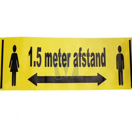 Waarschuwingslint afstand gebruik: Waarschuwingslint afstand