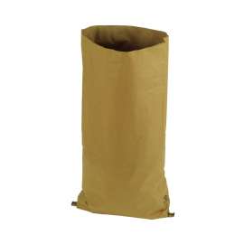 Papieren zak met zijvouw (per 10 stuks)